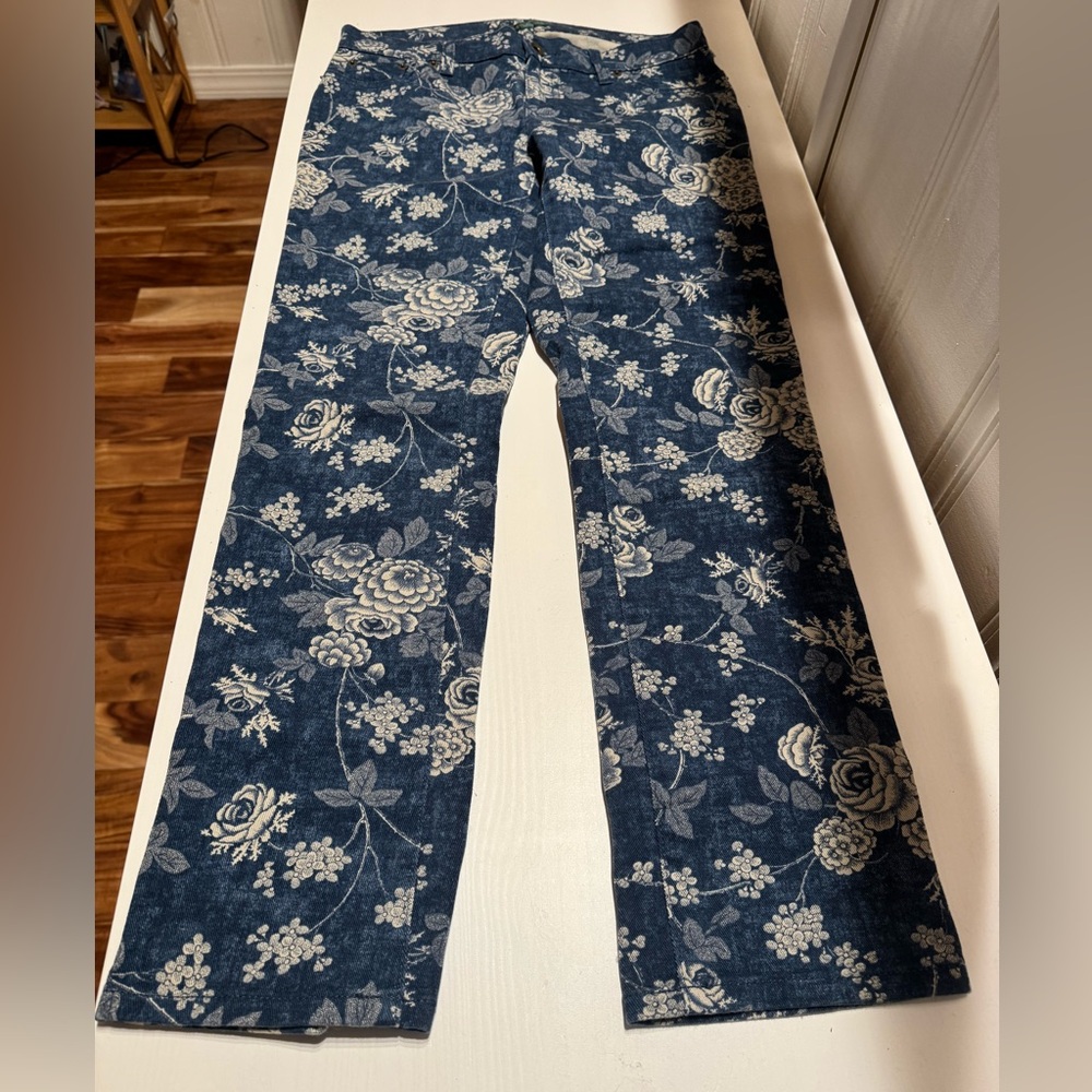 Ralph Lauren Floral Blue Women's Jeans